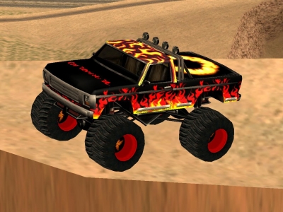 Monster Truck Flame Textures